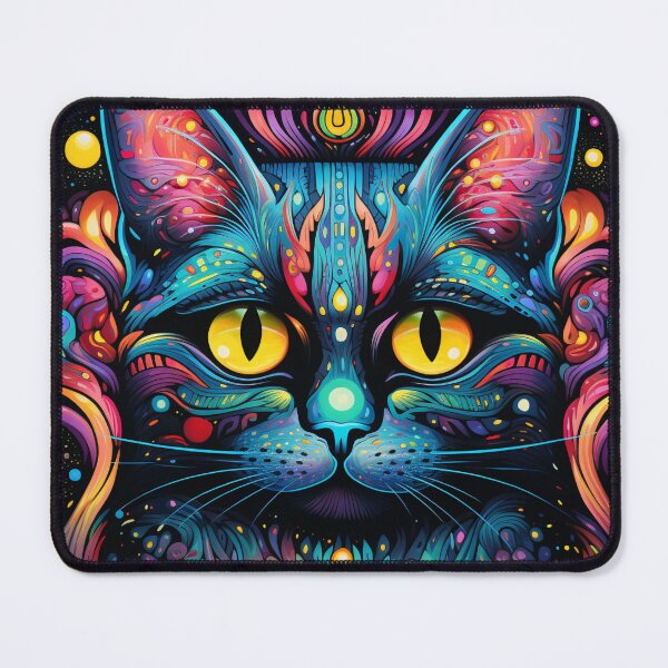 Item preview, Louis Wain Schizophrenia Cat Painting For Cat Lovers designed and sold by Petsthetic.