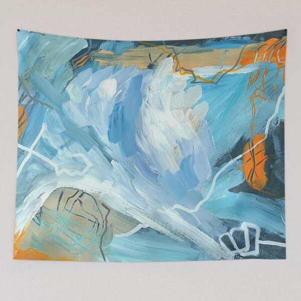 Item preview, Cloud Sailing. acrylic abstract designed and sold by Tereza Pilar  Art.