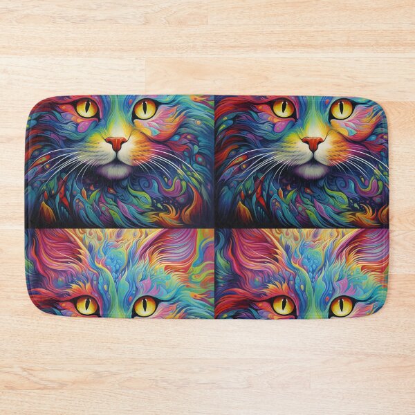 Item preview,  Louis Wain Schizophrenia Cat Painting For Cat Lovers designed and sold by Petsthetic.