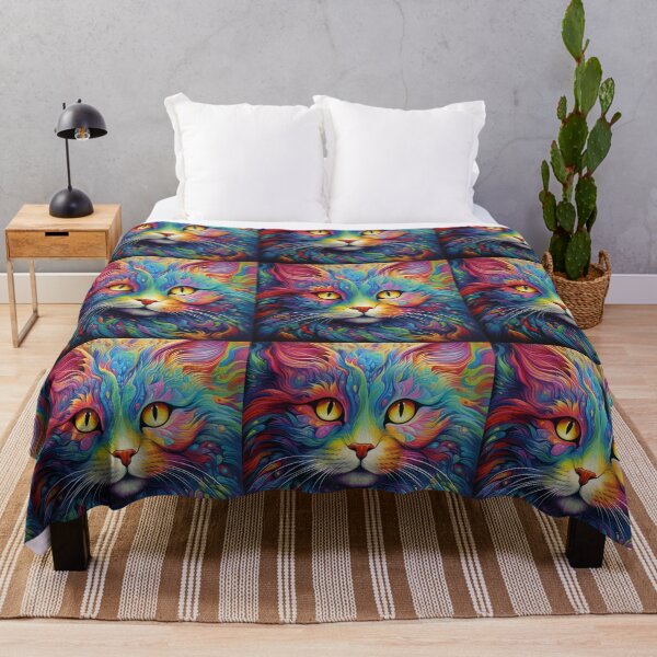Item preview,  Louis Wain Schizophrenia Cat Painting For Cat Lovers designed and sold by Petsthetic.