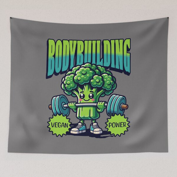 Item preview, Vegan Bodybuilding designed and sold by RockBeeDesigns.