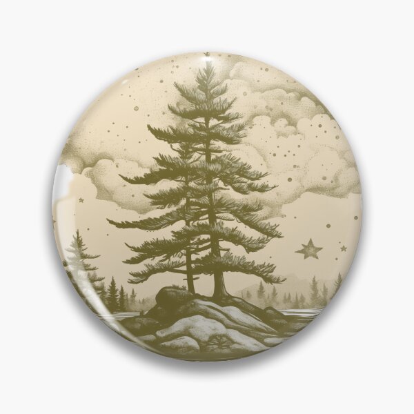 Item preview, Pinetree Moonrise Print designed and sold by Tara Neal.