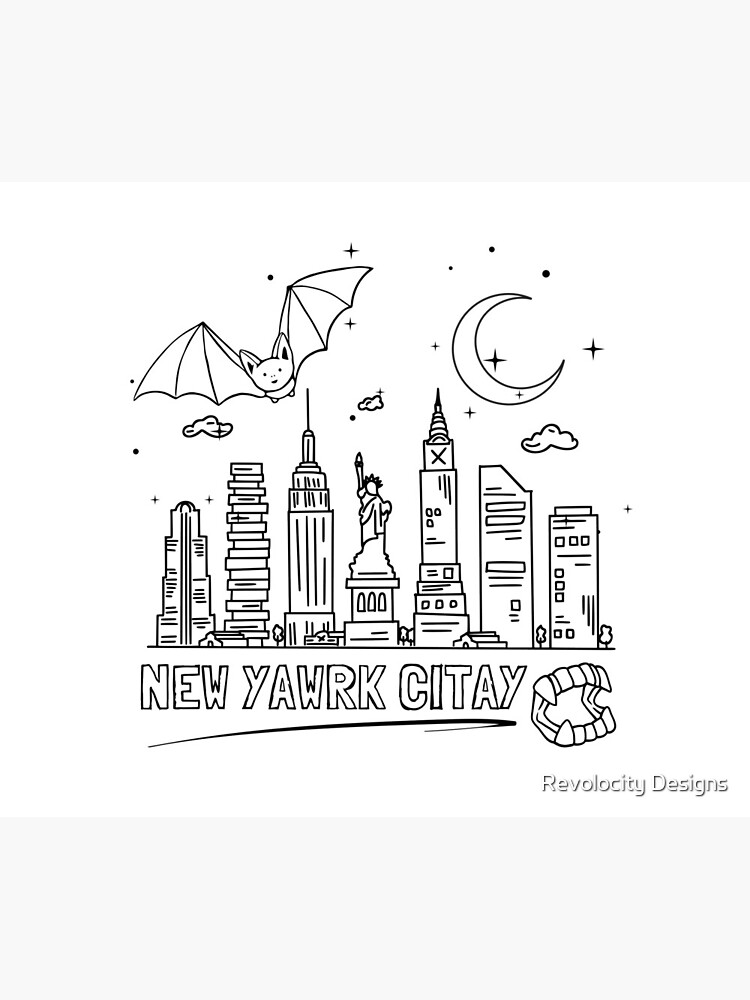 Aperçu 5 sur 5. Tapis de souris avec l'œuvre New York (version de Lazlo) - Ce que nous faisons dans l'ombre créée et vendue par Epicbcky1989.