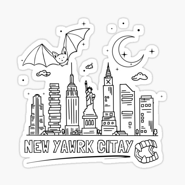 Aperçu de l'œuvre New York (version de Lazlo) - Ce que nous faisons dans l'ombre créée et vendue par Revolocity Designs.