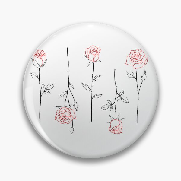 Aperçu de l'œuvre ROSES ROUGES créée et vendue par InkVee.