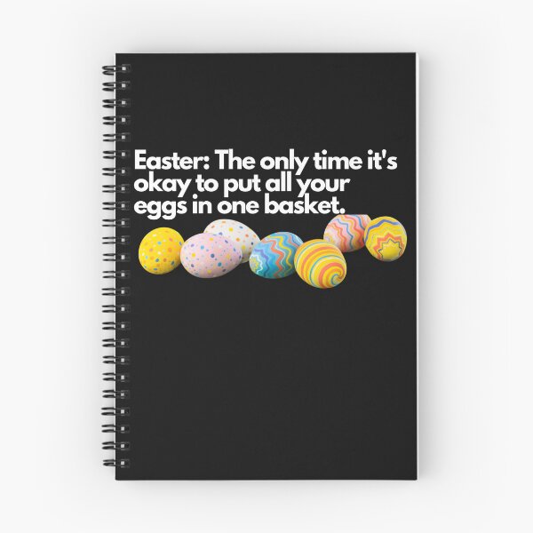Item preview, Easter: The only time it's okay to put all your eggs in one basket. designed and sold by SrumbleArt.