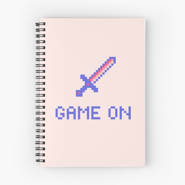 Item preview, GAME ON with pixel art sword designed and sold by lisousisa.