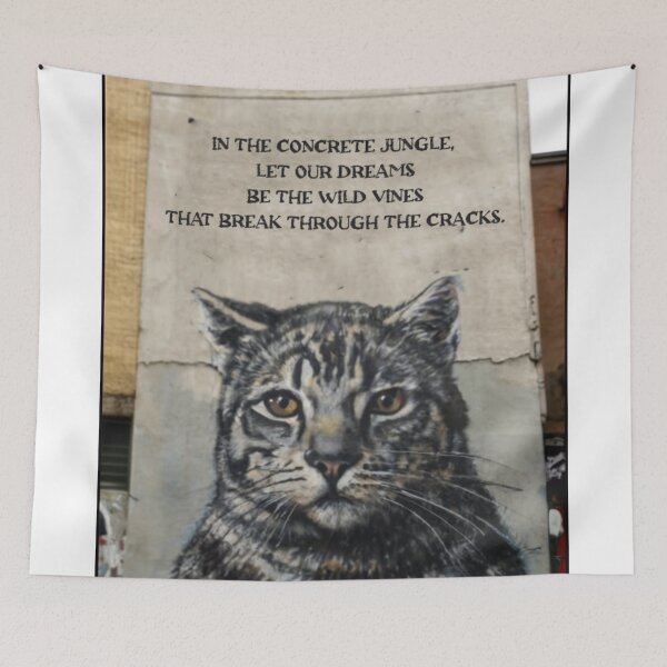 Item preview, Cat Stencil Graffiti designed and sold by Bomax121.