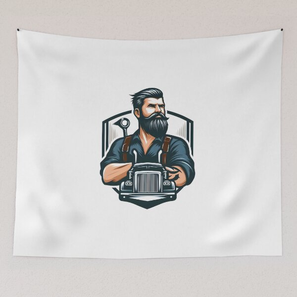 Item preview, Beard man for handsome and fashionable persons designed and sold by vectorillus.