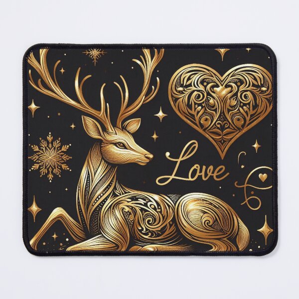 Item preview, golden deer designed and sold by Greydate.