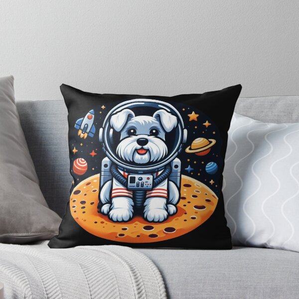 Item preview, Schnauzer blanco en el espacio designed and sold by Echonn.