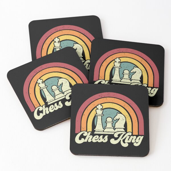 Item preview, Retro Chess King Chess Player Chess Pieces  designed and sold by lanynx design.