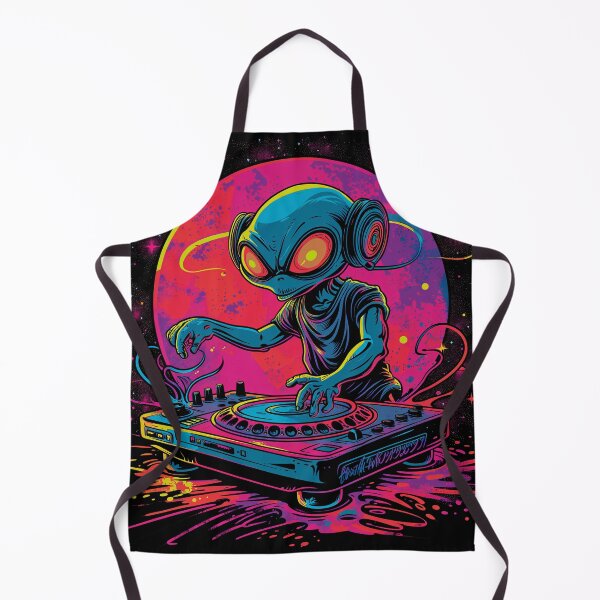 Item preview, Psychedelic alien dj designed and sold by Rebelka.