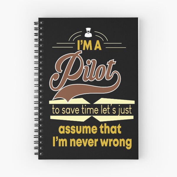 Item preview, I'm a Pilot Assume That I'm Never Wrong Funny Plane designed and sold by Pricity Designs.