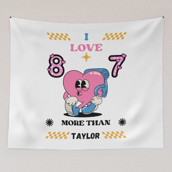Item preview, Taylor Swift's 87 Bracelet, I Love 87 More Than Taylor designed and sold by JaaCreativeShop.