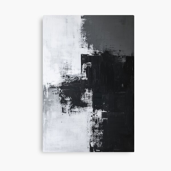 Item preview, Black and White Abstract Art - Abstract and Modern Art  designed and sold by PaintFu.