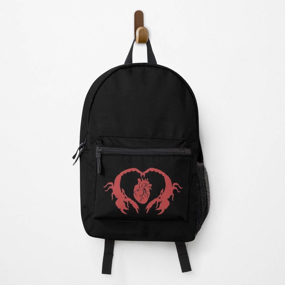 scorpion heart backpack, art by Sherrie Thai of Shaireproductions.com