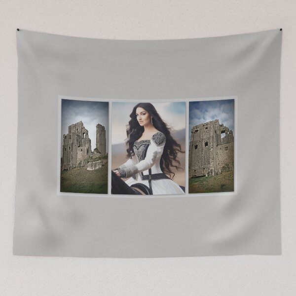 Item preview, Fleeing the Castle Ruins designed and sold by RedHillDigital.