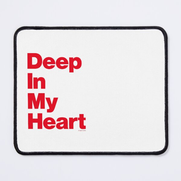 Item preview, Deep In My Boro Heart Red on White designed and sold by Logo-A-GoGo.
