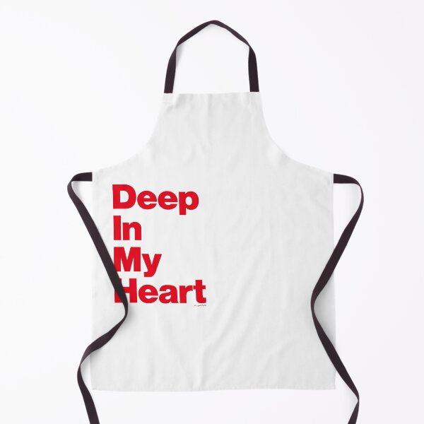 Item preview, Deep In My Boro Heart Red on White designed and sold by Logo-A-GoGo.