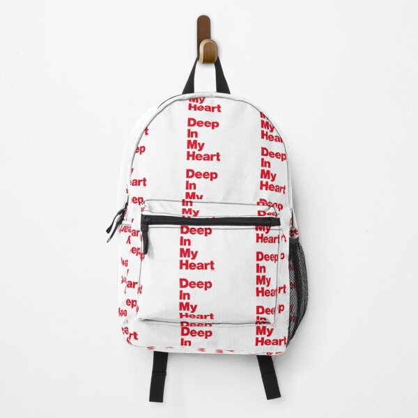 Item preview, Deep In My Boro Heart Red on White designed and sold by Logo-A-GoGo.