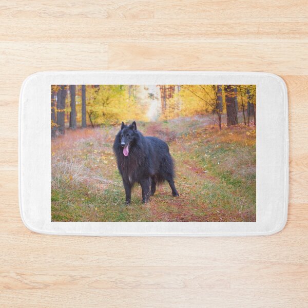 Item preview, Belgian Shepherd Groenendael in Autumn Wood designed and sold by ArtbyDanya.