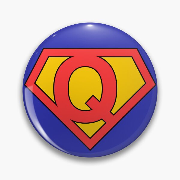 Item preview, Letter Q | Super Letter | Red and Yellow designed and sold by Christiana-Art.