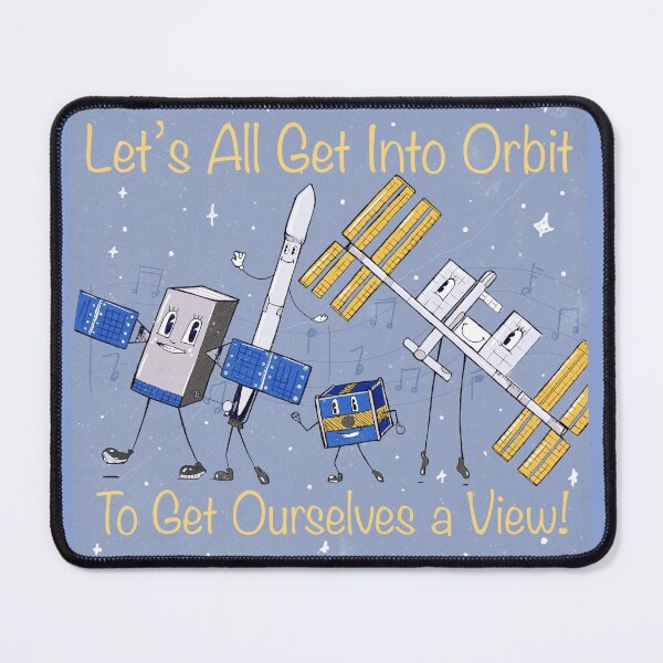 Item preview, Lets all get into orbit designed and sold by Ashalashaley.