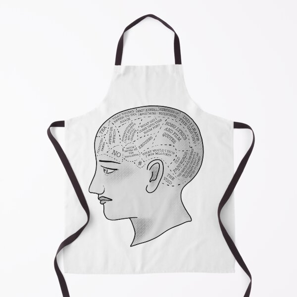 Item preview, Funny Phrenology Head designed and sold by thelittleforest.