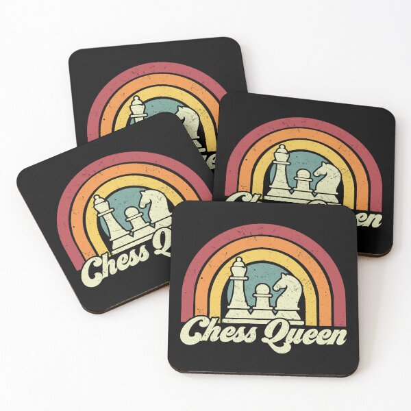 Item preview, Retro Chess Queen Chess Player Chess Pieces  designed and sold by lanynx design.