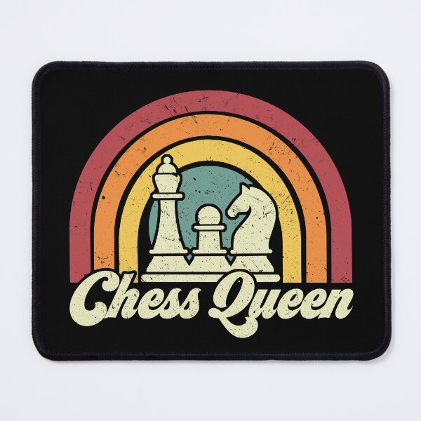 Item preview, Retro Chess Queen Chess Player Chess Pieces designed and sold by lanynx design.