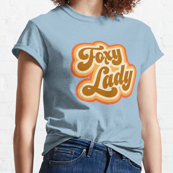 "Foxy Lady" Vintage 1970s Classic T-Shirt