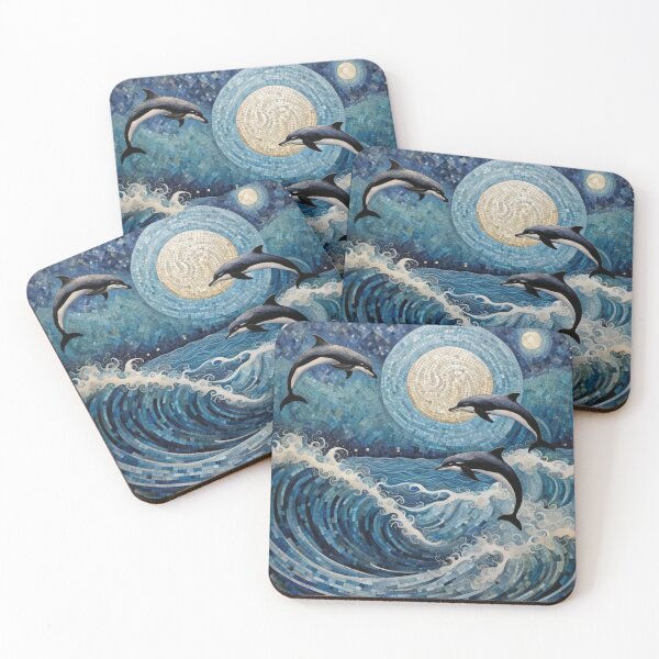 Item preview, Acrobatic dolphins designed and sold by O-and-Co.