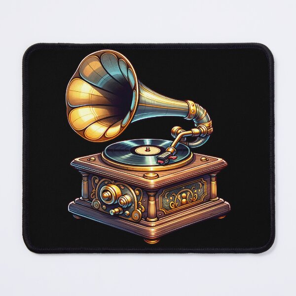 Item preview, Vintage Vinyl Record Player designed and sold by FrostyForge.