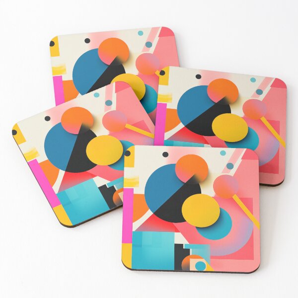 Item preview, Chromatic Choreography: Abstract Geometric Color Play designed and sold by Won You.
