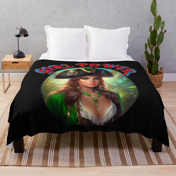 Item preview, Girl power, an emerald eyed pirate wench,a strong woman in a man’s world designed and sold by sailorsam1805.