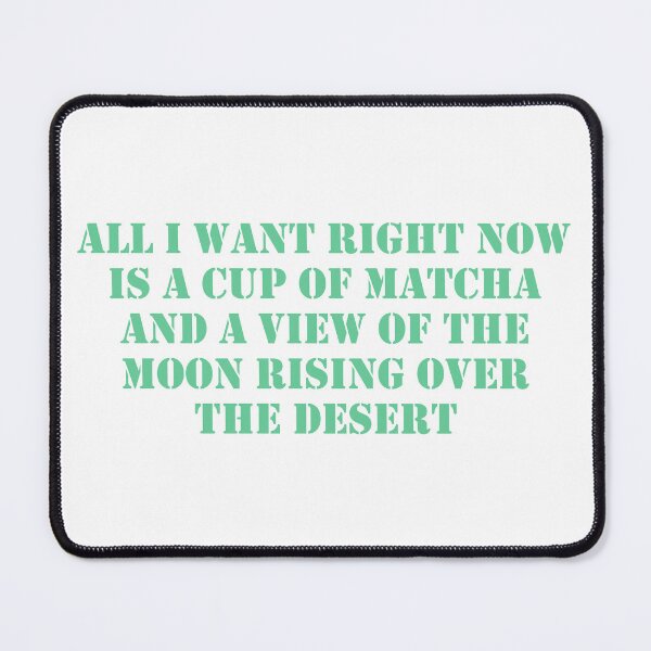Item preview, Matcha, Moon and Desert Text Design - Green designed and sold by BReinbold.