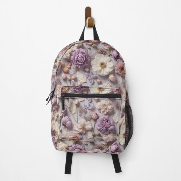 Item preview, Dried Flowers Art- Purple, Peach and Cream designed and sold by Witsprings.