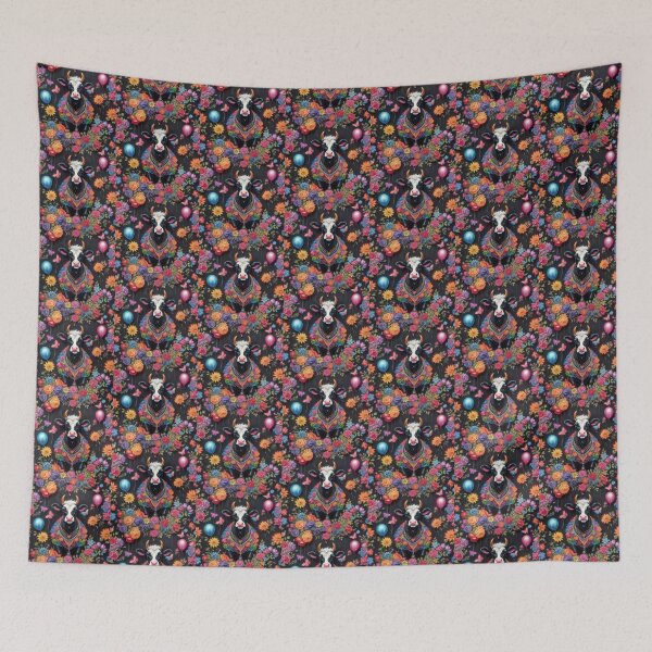 Item preview, Cow Loves Beautiful Flowers  designed and sold by BotunPeony.