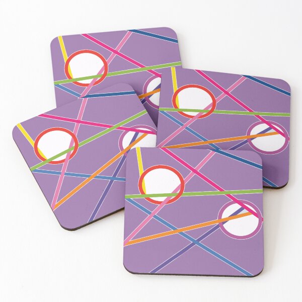 Item preview, Crazy Lines on Purple designed and sold by ankromcreations.