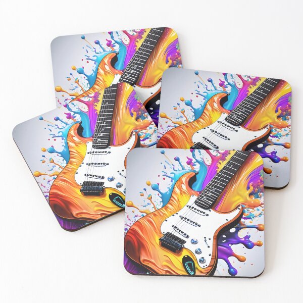Artikelvorschau, Electric Paint Splash Guitar entworfen und verkauft von TheArtOfPat.