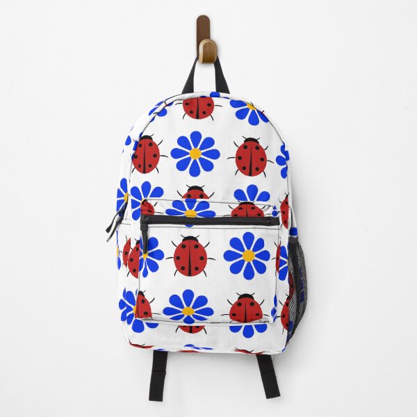 Item preview, Ladybugs and flowers designed and sold by SaichaDesign.
