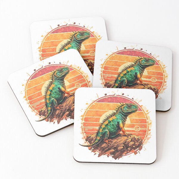 Item preview, a cute Iguanas retro designed and sold by jinmommyonline.
