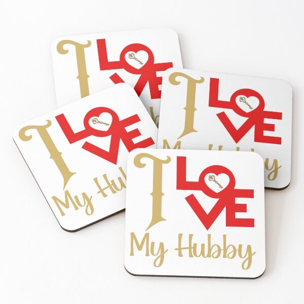 Item preview, I Love My Hubby Valentine Design for Couples designed and sold by Raise2Shine.