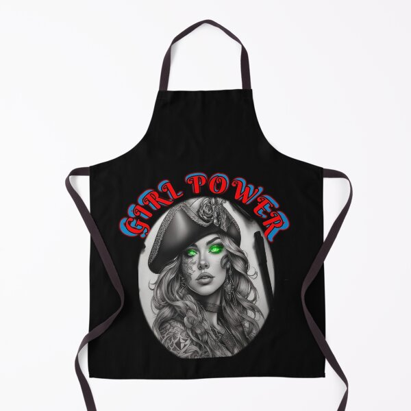 Item preview, Girl power, green sparkling eyed pirate queen,a strong woman in a man’s world, a galantine designed and sold by sailorsam1805.