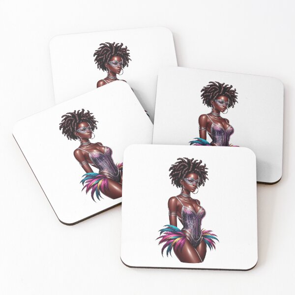 Item preview, Mardi Gras Carnival Black Woman, Mardi Gras Black Woman, Afro American Girl, Mardi Gras Parade, Mardi Gras Party. designed and sold by gabrielakrall.