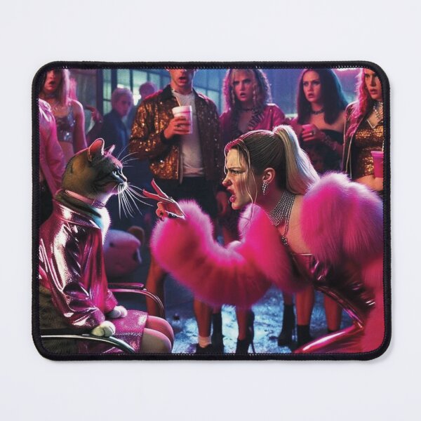 Item preview, Cats and Drama - Queer Party Scene Sticker designed and sold by PEACHFULLY.