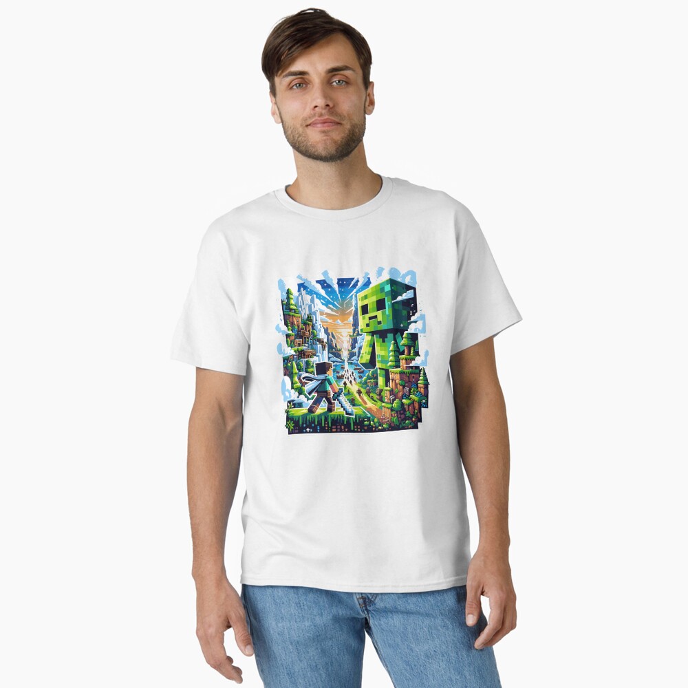 Item preview, T-shirt classique designed and sold by pixelpopplanet.