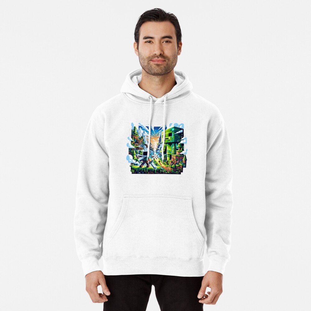 Item preview, Sweat à capuche épais designed and sold by pixelpopplanet.