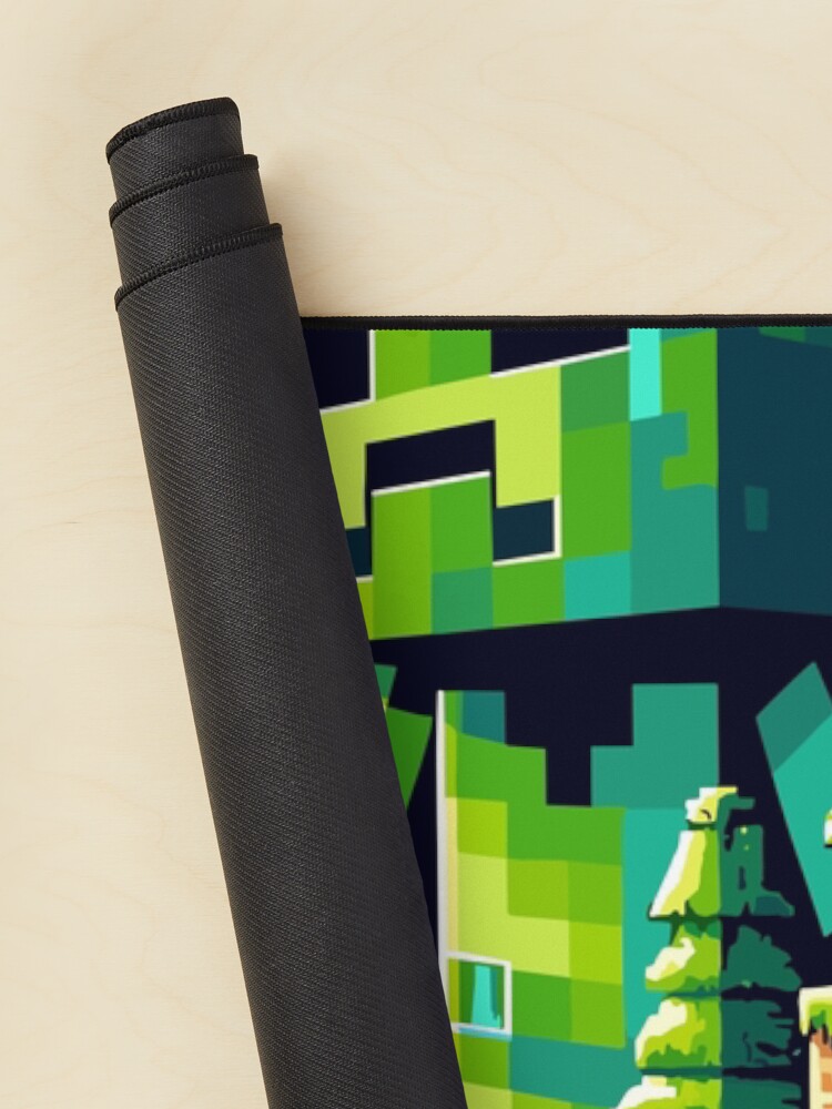Aperçu 2 sur 5. Tapis de souris avec l'œuvre Pixel Adventure Quest : conception de joueur épique créée et vendue par pixelpopplanet.